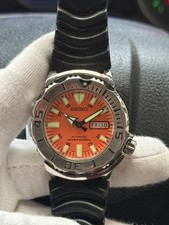 seiko orange monster relógio de mergulho automático data do dia 7S26-0350 comprar usado  Enviando para Brazil