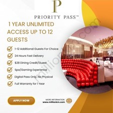 Priority pass year d'occasion  Expédié en Belgium
