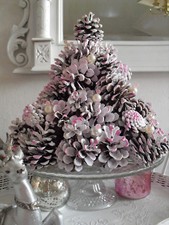 Pyramide tannenzapfen shabby gebraucht kaufen  Wolfsburg