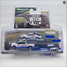 Greenlight 2023 Chevrolet Silverado 1500 1989 S-10 Baja com carro traller de mesa comprar usado  Enviando para Brazil
