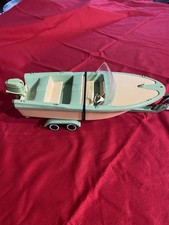 L@@K~RARO-COLECIONÁVEL~BARCO/REBOQUE VERDE TONKA E MOTOR~DE #2140 VIDA AO AR LIVRE comprar usado  Enviando para Brazil