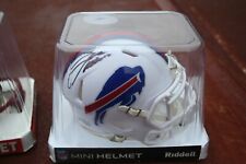 Mini capacete Buffalo Bills Riddell com assinatura manchada, novo comprar usado  Enviando para Brazil