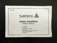 Samick – Amplificador de guitarra manual: guitarra 10, 25R, 60 RC, 15R; baixo 15B, 25B, 50B  comprar usado  Enviando para Brazil