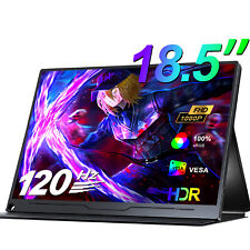 Usado |Monitor para jogos 120Hz 18,5" 1920x1080 tela portátil Full HD monitor USB C comprar usado  Enviando para Brazil