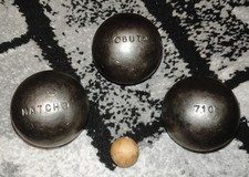 Triplette boule pétanque d'occasion  Les Ponts-de-Cé