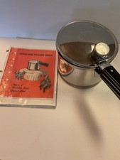 Panela de pressão vintage Revere Ware aço inoxidável com mostrador, 4 qt. comprar usado  Enviando para Brazil