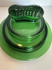 Green glass lid for sale  Jackson