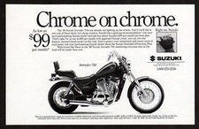 1988 SUZUKI Intruder 750 Motocicleta Vintage Impressão Original AD - Foto de meia página comprar usado  Enviando para Brazil