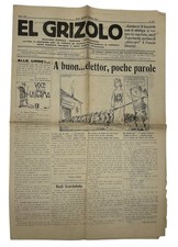 Grizolo giornale politico usato  Torino