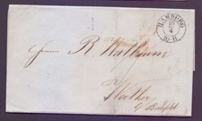 Faltbrief 1853 stempel gebraucht kaufen  Bremen