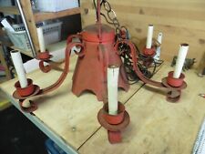 Candelabro de aço vintage lâmpada de candelabro de metal aço brilha até o teto  comprar usado  Enviando para Brazil