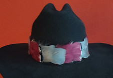 Hutband federn grau gebraucht kaufen  Hannover