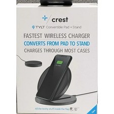 Usado, Almofada de carregamento conversível Crest TYLT e suporte carregador sem fio mais rápido NOVO comprar usado  Enviando para Brazil