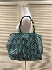 NOVO! GOYARD GRANDE Bolsa de Ombro de Couro Verde, BOLSA DE PÓ comprar usado  Enviando para Brazil