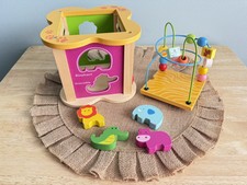 Wooden activity cube for sale  Mchenry