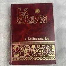 La Biblia Latinoamericana  Edicion Pastoral (HC Burgundy, 1995) na sprzedaż  Wysyłka do Poland