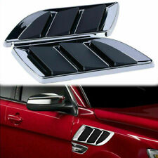 2 peças adesivo decorativo cromado para carro fluxo de ar ventilação tampa furo grade de admissão comprar usado  Enviando para Brazil