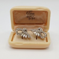 vintage screw back earrings for sale  GRANTHAM