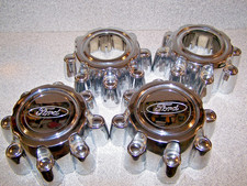 Usado, 1999-2004 F250, F350, 2000-2005 Excursion 4X4 4WD conjunto de 4 tampas centrais Ford OEM comprar usado  Enviando para Brazil