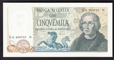 Repubblica 5000 lire usato  Italia