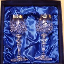 bohemia crystal wine glasses for sale  SWINDON