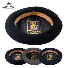 Boina de lã Sterkowski GRAND CLASSIC confortável masculina vintage preta cinza azul comprar usado  Enviando para Brazil