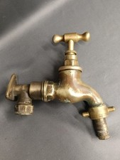 Gartenhahn messing aufgearbeit gebraucht kaufen  Versand nach Germany
