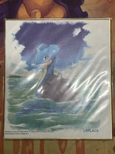 Lapras pokemon shikishi d'occasion  Valence-d'Albigeois