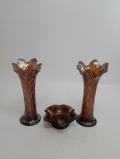 Iridescent carnival glass for sale  RADSTOCK