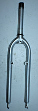 Usado, Garfo de bicicleta híbrido Aricid MTB 26" 11/8" rosca 195mm aço prata envio rígido EUA comprar usado  Enviando para Brazil