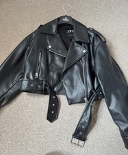 Zara cropped faux for sale  KETTERING