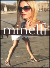 Sapatos femininos salto alto Minelli revista estampa anúncio moda pernas longas 2007-1pg comprar usado  Enviando para Brazil