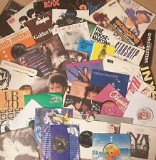vinyl records: 1200+ 7" singles rock & pop: 70s-90s Just £1.99each: Buy 7+1 FREE comprar usado  Enviando para Brazil