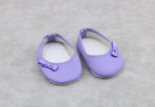 Sapatos baixos arco roxo menina americana para boneca 18"" roupa Real Me Me Meet comprar usado  Enviando para Brazil