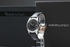 【 EXC+5 w pudełku】 HAMILTON Linwood H184510 Czarna tarcza Data 37mm Kwarcowy zegarek męski na sprzedaż  Wysyłka do Poland