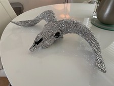 Silver glitter decorative for sale  HARLOW