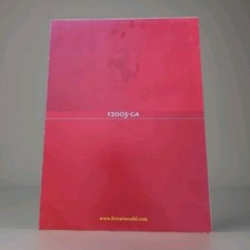 Ferrari f2003 depliant usato  Macomer