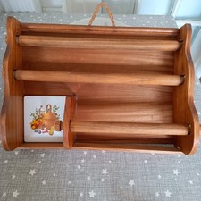 Vintage wooden dispenser for sale  EASTBOURNE