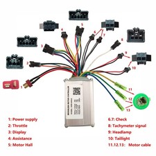 X008-AA022 controlador de bicicleta elétrica motor sem escova peças de conversão EBIKE comprar usado  Enviando para Brazil