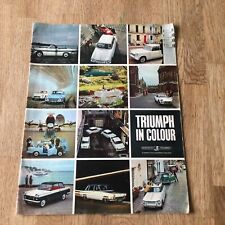 Vintage triumph colour for sale  WOLVERHAMPTON