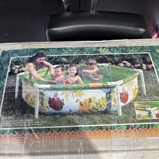Usado, Piscina vintage anos 90’s Intex Disney The Lion King 6’x18” Jungle Fun Frame comprar usado  Enviando para Brazil