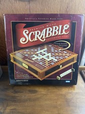 Scrabble deluxe wood d'occasion  Expédié en Belgium