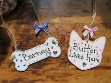 Personalised pet sign for sale  MANSFIELD