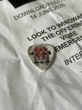 SLEEP TOKEN DOWNLOAD FESTIVAL 2025 STAGE USED GUITAR PICK - RARE CREW ITEM comprar usado  Enviando para Brazil
