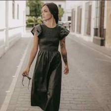 Zara lederkleid midi gebraucht kaufen  Ochsenhausen