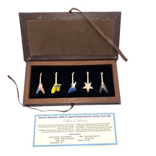 Somália $1 2004 FORMA DE GUITARRA Elvis Presley banhado a ouro limitado 500 comprar usado  Enviando para Brazil