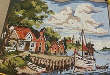 Printed canvas needlepoint for sale  Villas