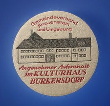 Bierdeckel kulturhaus burkersd gebraucht kaufen Bierdeckel kulturhaus burkersd gebraucht kaufen  Freiberg