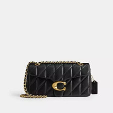 COACH Tabby 26 Pillow Quilted Shoulder Bag Leather Black Outlet New, używany na sprzedaż  Wysyłka do Poland