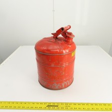 Justrite red steel for sale  Middlebury